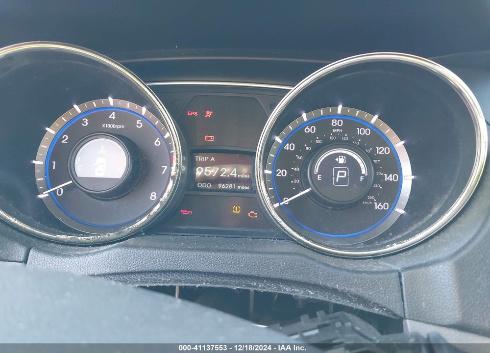 2012 HYUNDAI SONATA VIN: 5NPEB4AC6CH499295