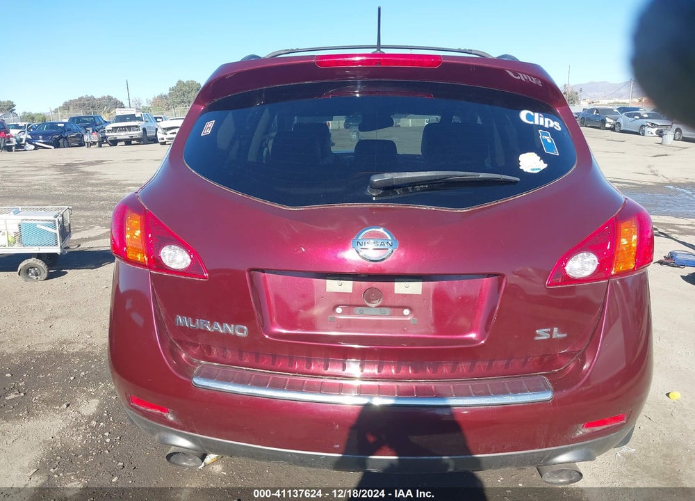 2010 NISSAN MURANO SL VIN: JN8AZ1MU3AW021182