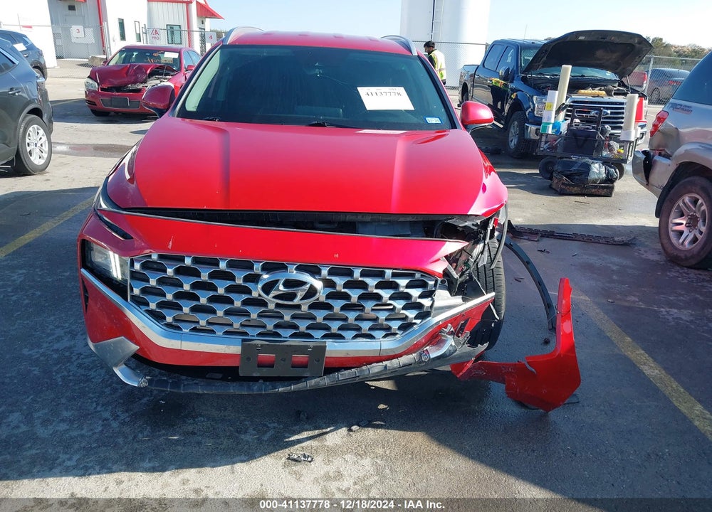 2022 HYUNDAI SANTA FE SEL VIN: 5NMS24AJ7NH425109