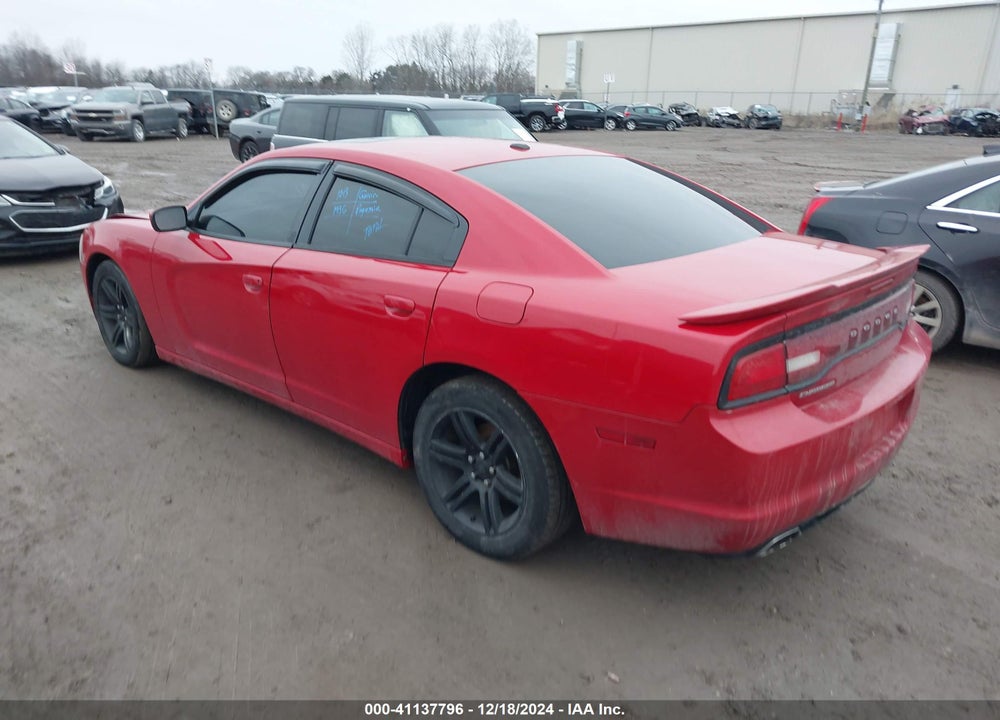 2012 DODGE CHARGER VIN: 2C3CDXHG7CH208893