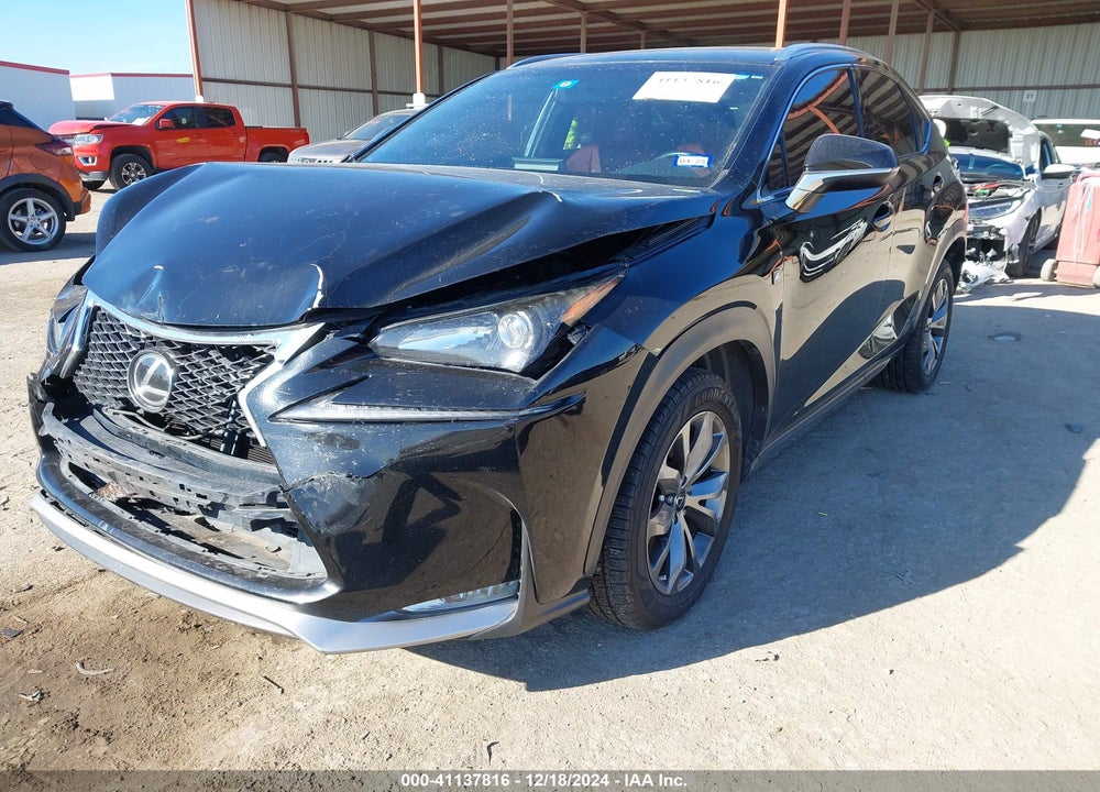 2017 LEXUS NX 200T F SPORT VIN: JTJYARBZXH2062647