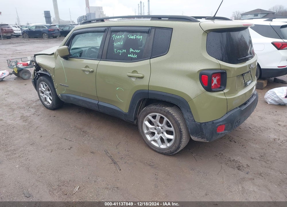 2015 JEEP RENEGADE LATITUDE VIN: ZACCJABT3FPB86935