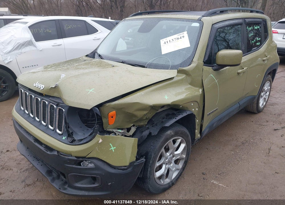 2015 JEEP RENEGADE LATITUDE VIN: ZACCJABT3FPB86935