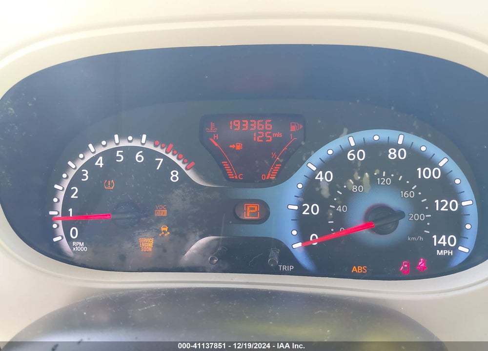 2009 NISSAN CUBE 1.8S VIN: JN8AZ28RX9T109154