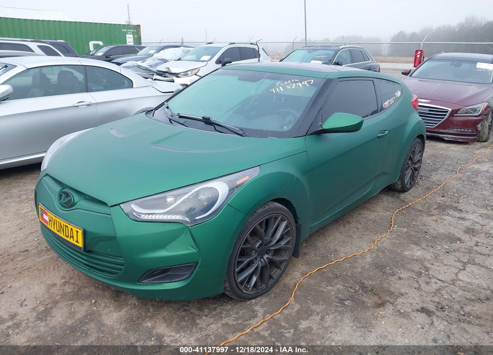 2012 HYUNDAI VELOSTER BLACK INT VIN: KMHTC6AD9CU052888