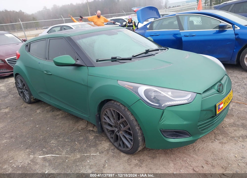 2012 HYUNDAI VELOSTER BLACK INT VIN: KMHTC6AD9CU052888