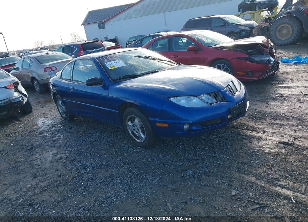 2005 PONTIAC SUNFIRE VIN: 3G2JB12F65S209933