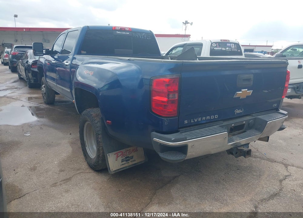 2015 CHEVROLET SILVERADO 3500HD LTZ VIN: 1GC4K0E87FF642442