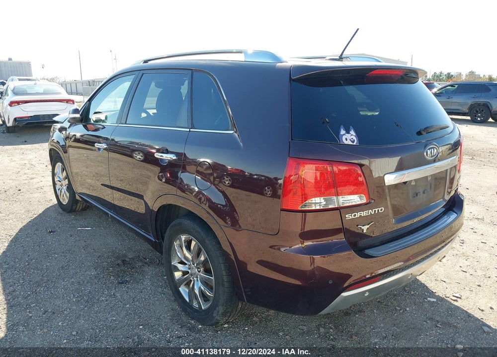 2012 KIA SORENTO SX V6 VIN: 5XYKW4A2XCG238144