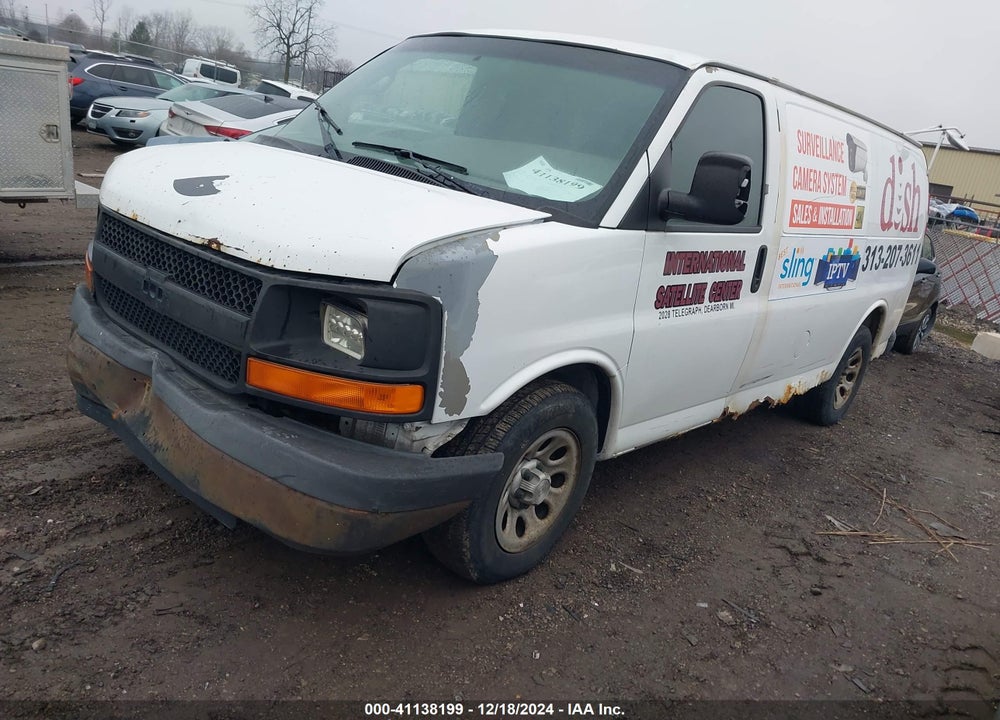 2009 CHEVROLET EXPRESS 1500 WORK VAN VIN: 1GCFG15X591141526