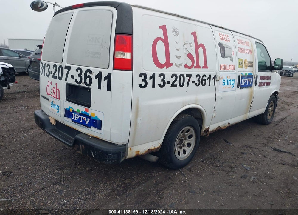 2009 CHEVROLET EXPRESS 1500 WORK VAN VIN: 1GCFG15X591141526