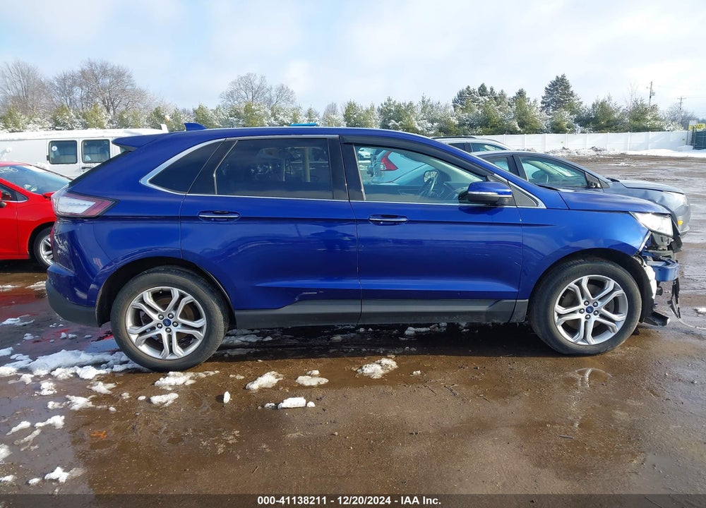 2015 FORD EDGE TITANIUM VIN: 2FMTK4K93FBB52268