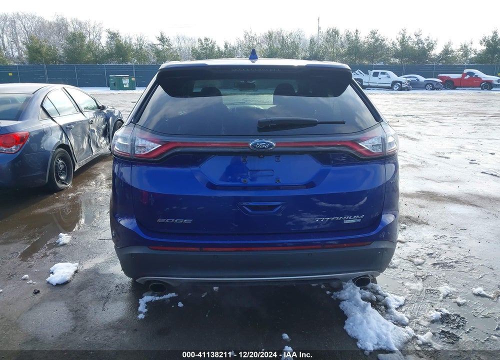 2015 FORD EDGE TITANIUM VIN: 2FMTK4K93FBB52268