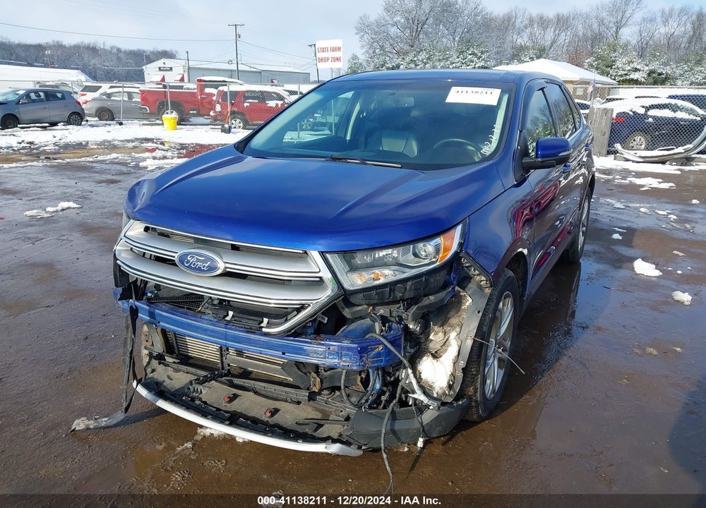 2015 FORD EDGE TITANIUM VIN: 2FMTK4K93FBB52268