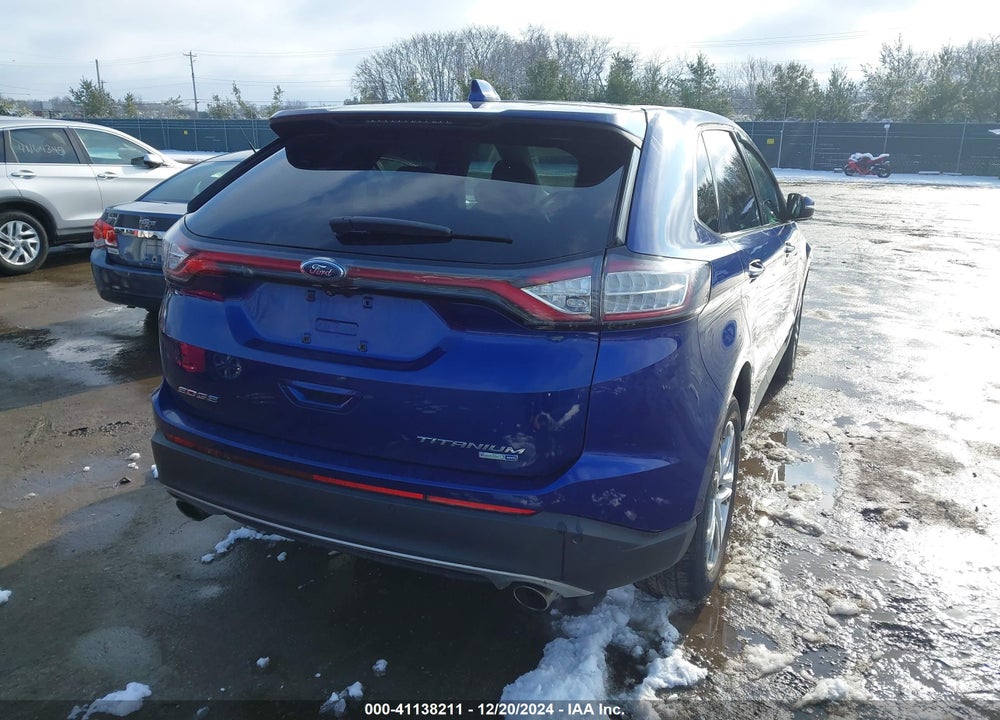2015 FORD EDGE TITANIUM VIN: 2FMTK4K93FBB52268