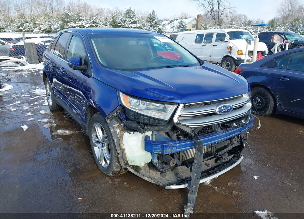 2015 FORD EDGE TITANIUM VIN: 2FMTK4K93FBB52268