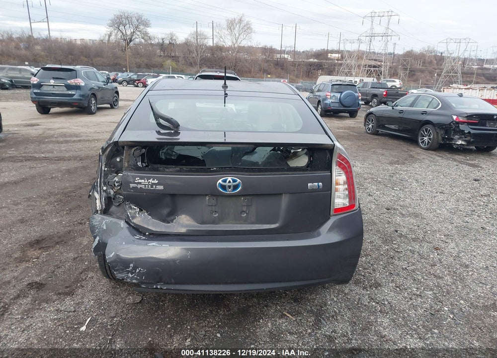 2012 TOYOTA PRIUS TWO VIN: JTDKN3DU8C1550683