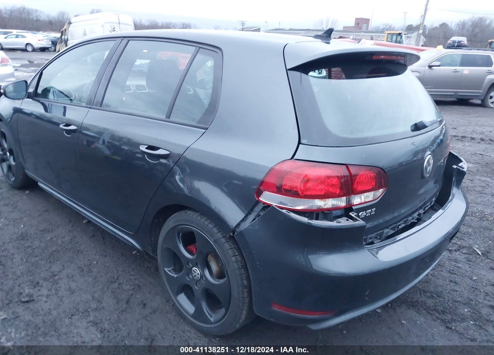 2012 VOLKSWAGEN GTI 4-DOOR VIN: WVWHV7AJ3CW265789
