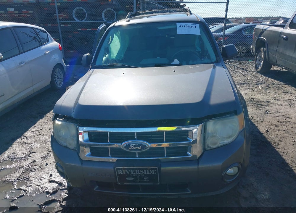 2011 FORD ESCAPE XLT VIN: 1FMCU0DG0BKB09537