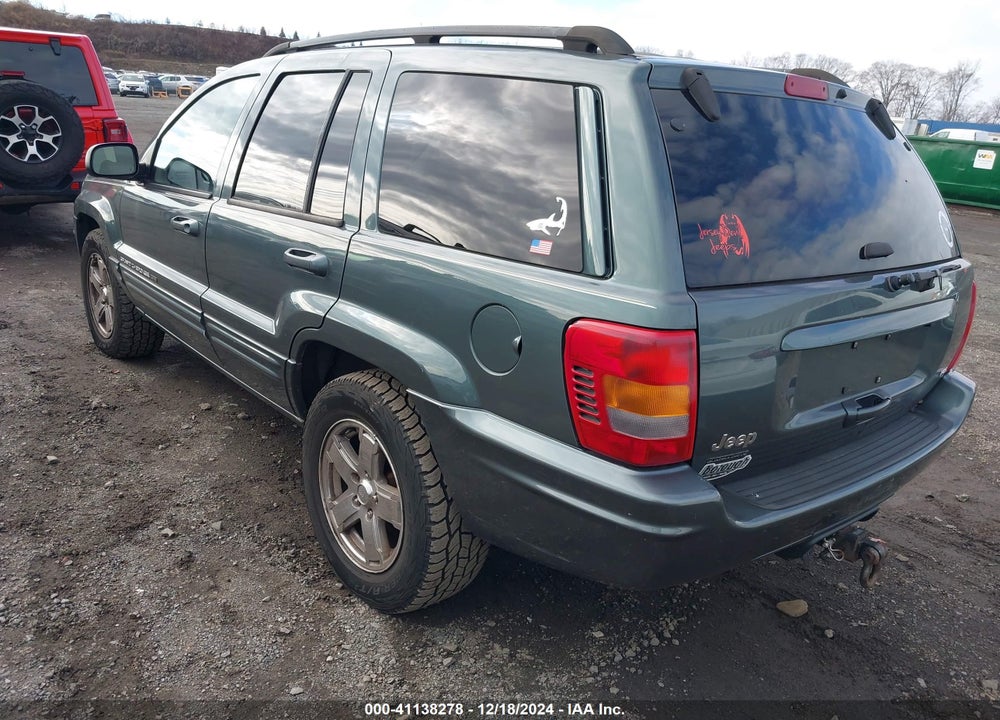 2004 JEEP GRAND CHEROKEE LIMITED VIN: 1J8GW58N44C105695