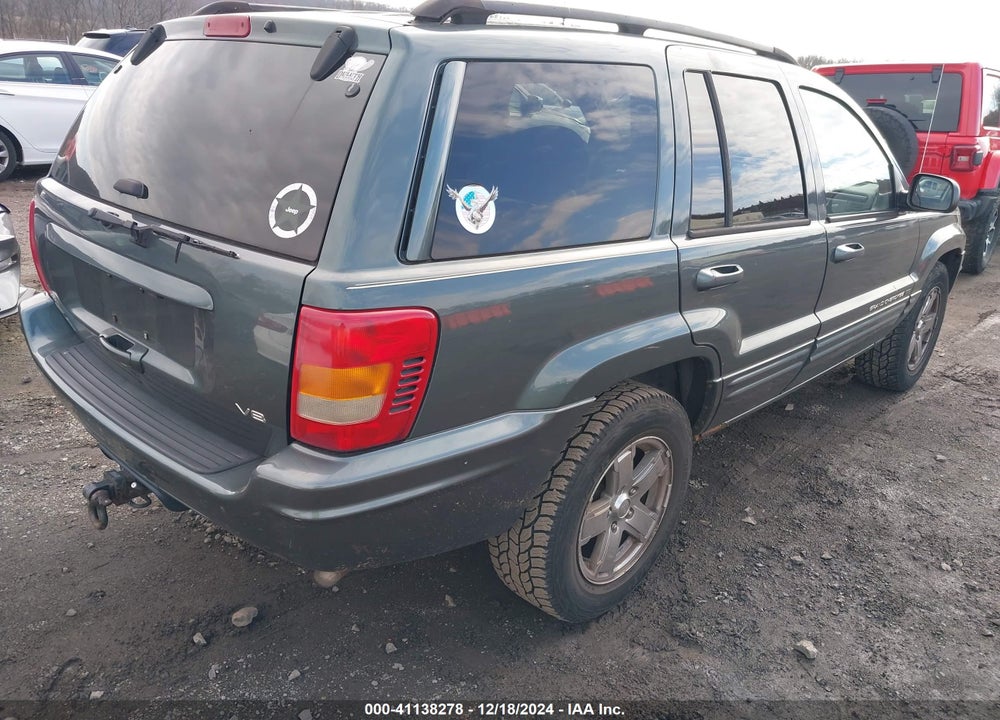 2004 JEEP GRAND CHEROKEE LIMITED VIN: 1J8GW58N44C105695