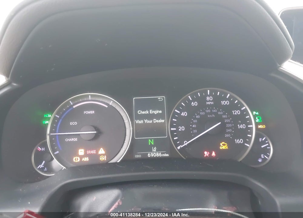 2019 LEXUS RX 450H VIN: 2T2BGMCA0KC034640