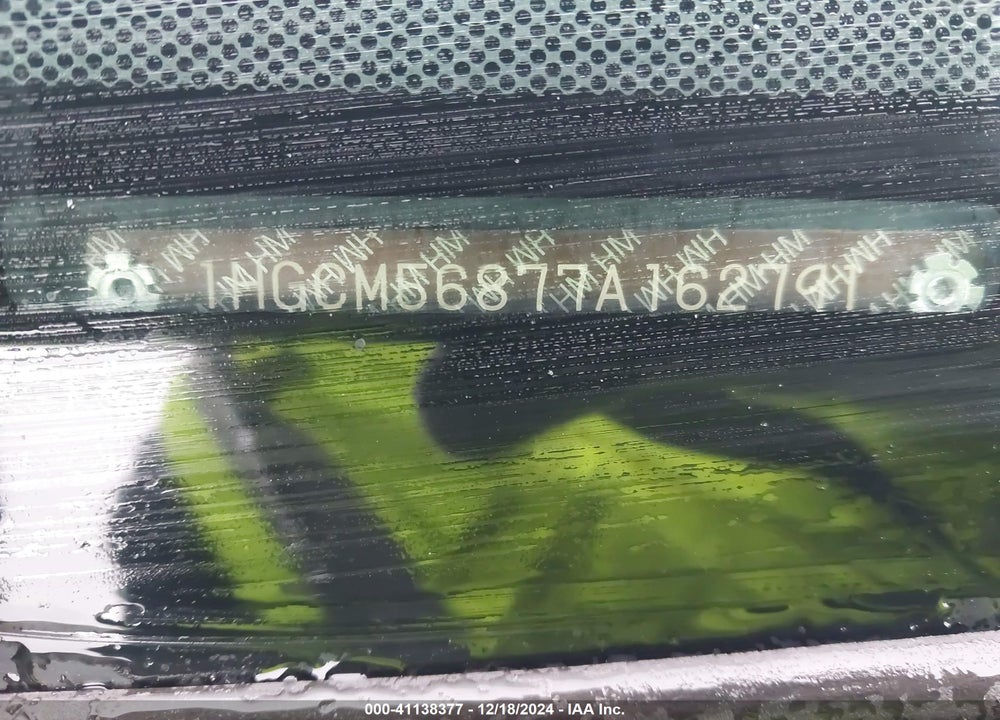 2007 HONDA ACCORD VIN: 1HGCM56877A162791