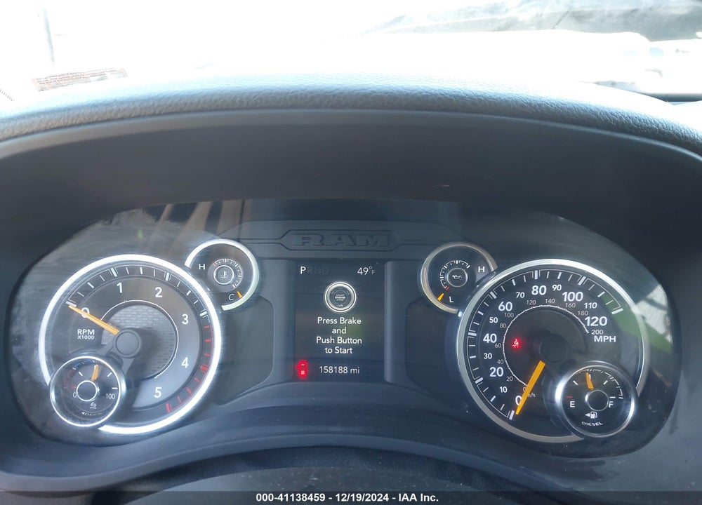 2019 RAM 3500 CHASSIS TRADESMAN/SLT/LAIE/LIMITED VIN: 3C7WRSCL6KG538396