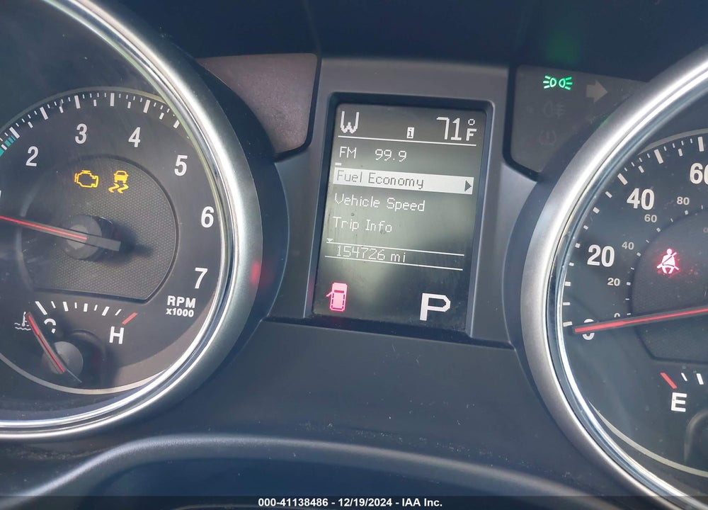 2012 JEEP GRAND CHEROKEE LAREDO VIN: 1C4RJEAG3CC209832