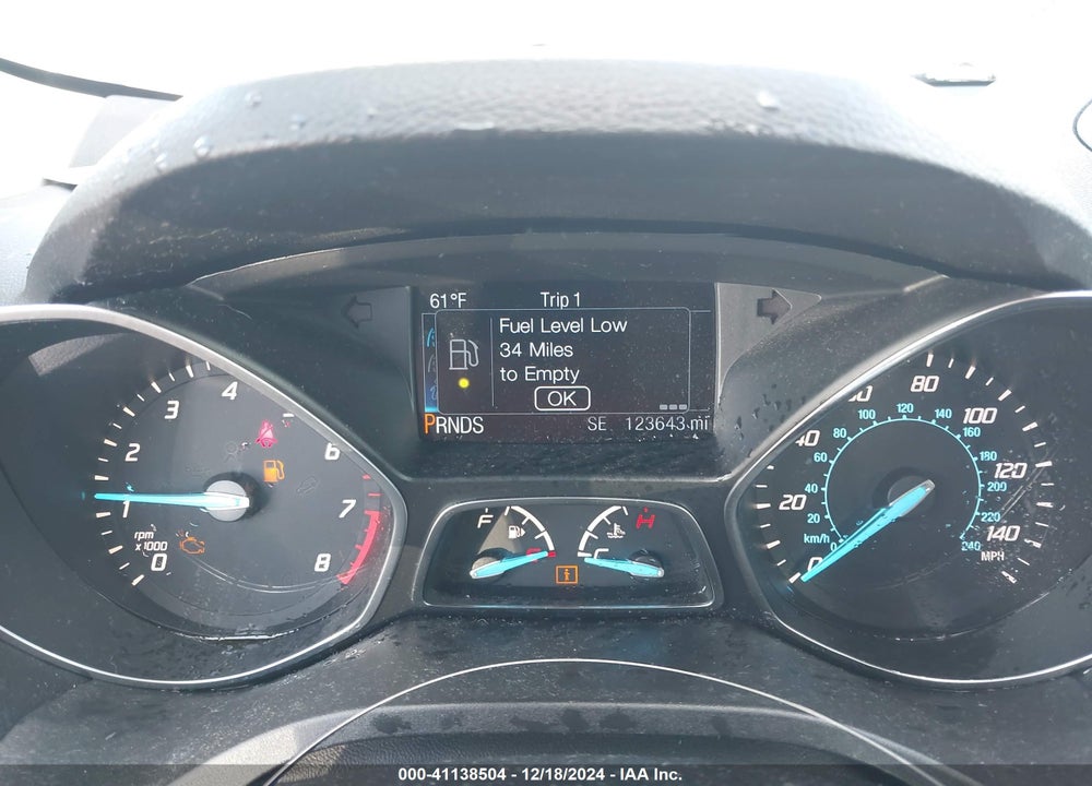 2016 FORD ESCAPE S VIN: 1FMCU0F78GUA76764