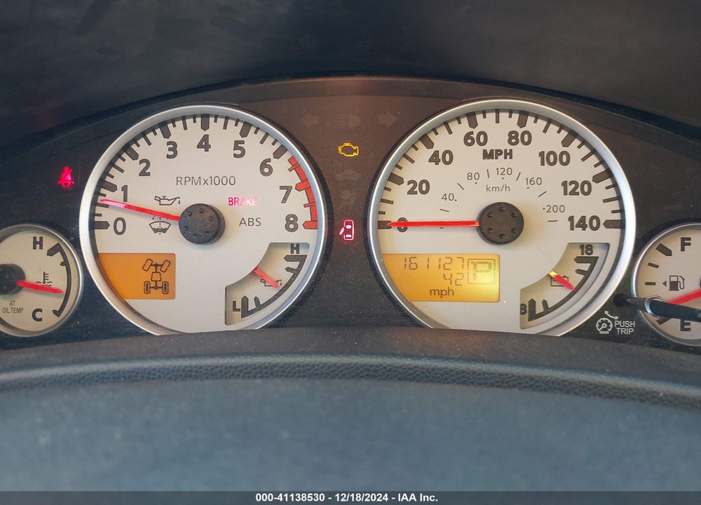 2012 NISSAN XTERRA PRO - 4X VIN: 5N1AN0NW1CC515381