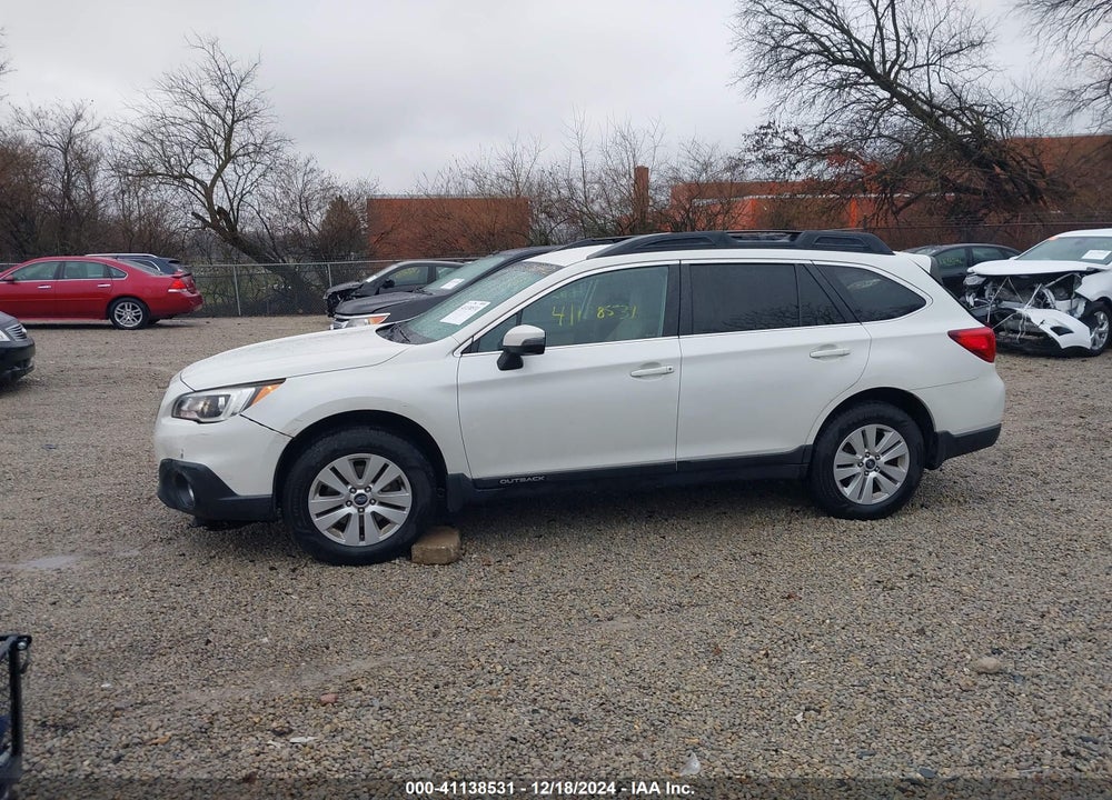 2015 SUBARU OUTBACK 2.5I PREMIUM VIN: 4S4BSBFC0F3261342
