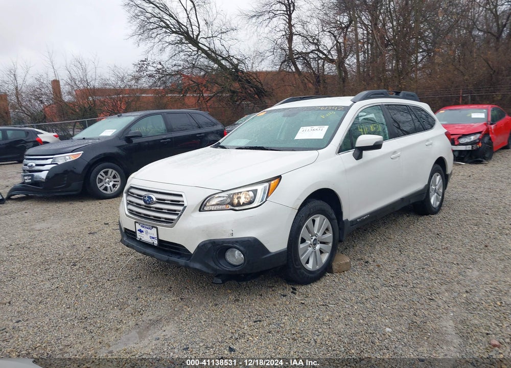 2015 SUBARU OUTBACK 2.5I PREMIUM VIN: 4S4BSBFC0F3261342