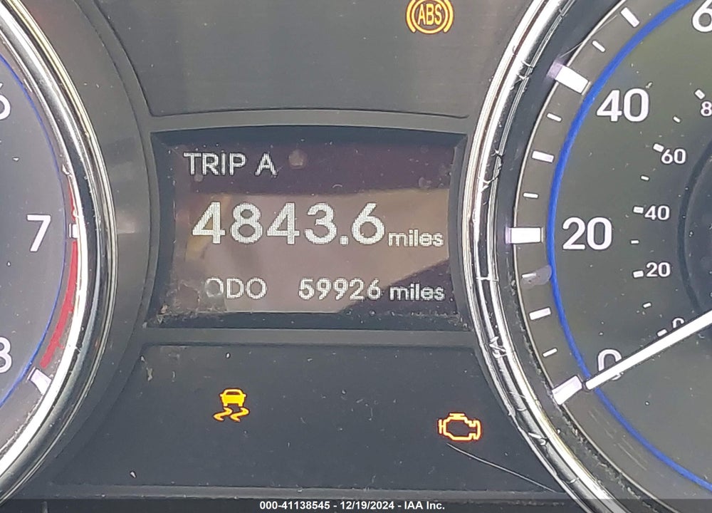 2014 HYUNDAI SONATA GLS VIN: 5NPEB4AC9EH947466