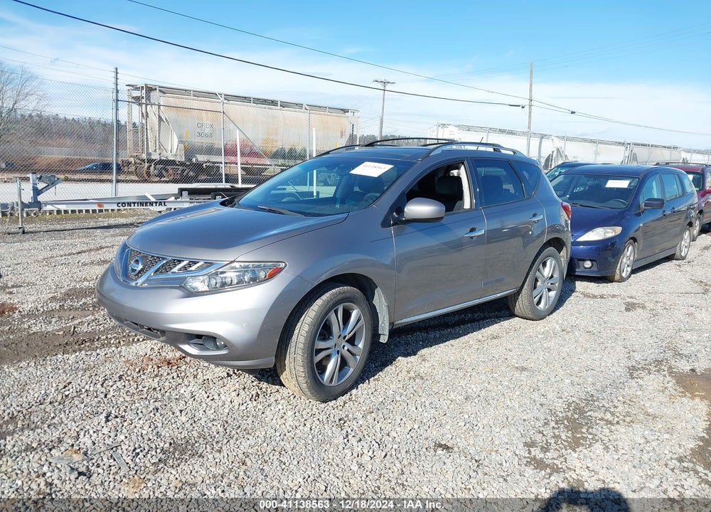 2012 NISSAN MURANO LE VIN: JN8AZ1MW8CW201536