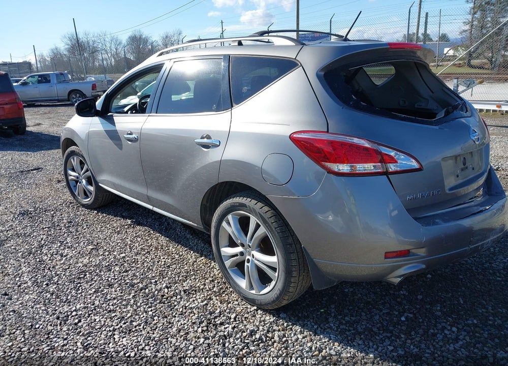 2012 NISSAN MURANO LE VIN: JN8AZ1MW8CW201536