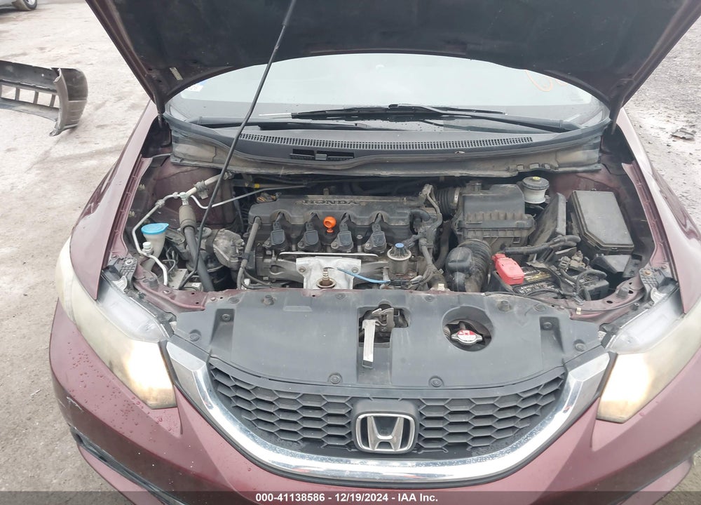 2013 HONDA CIVIC LX VIN: 19XFB2F55DE076829