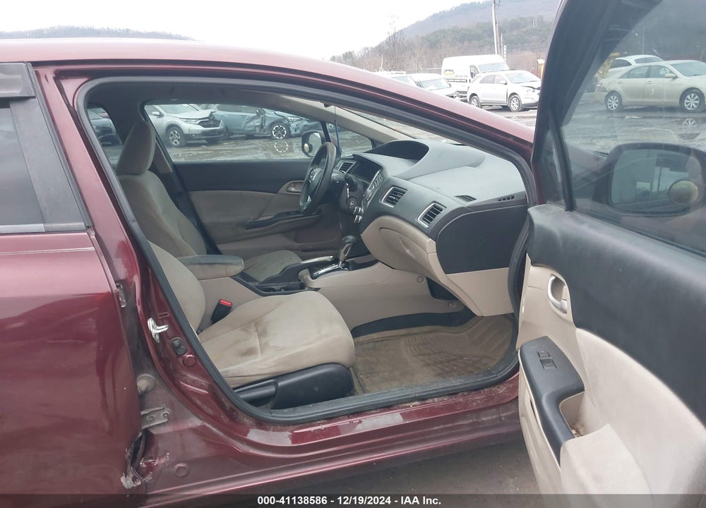 2013 HONDA CIVIC LX VIN: 19XFB2F55DE076829