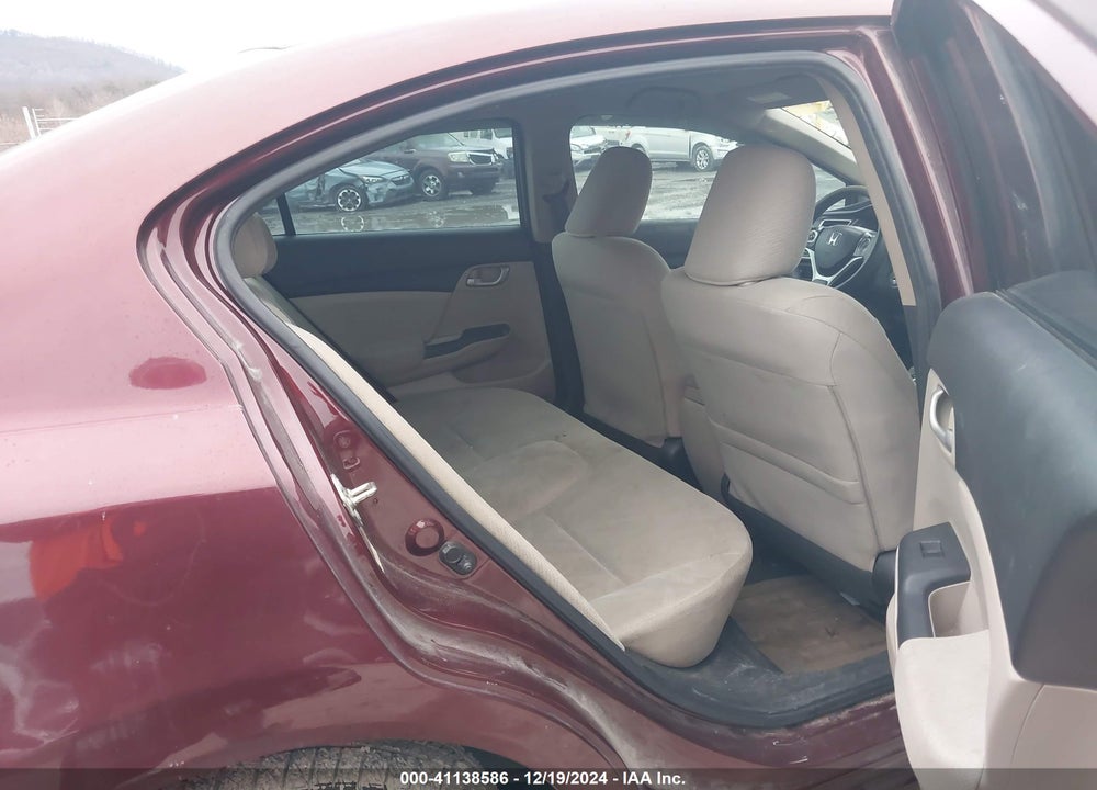 2013 HONDA CIVIC LX VIN: 19XFB2F55DE076829