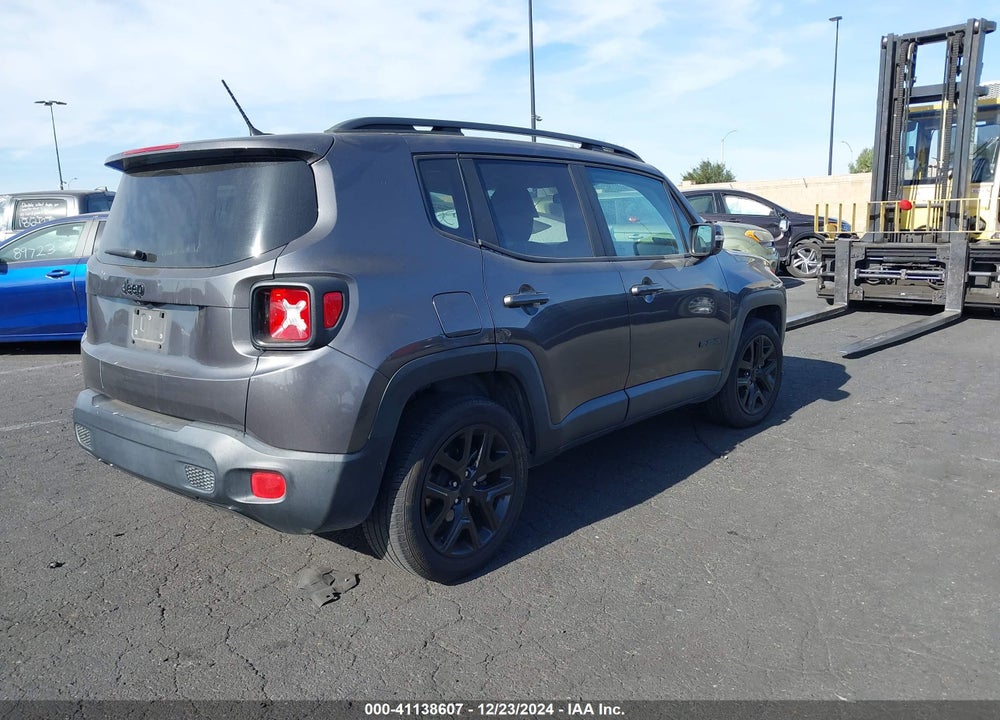 2017 JEEP RENEGADE ALTITUDE FWD VIN: ZACCJABB4HPG16773