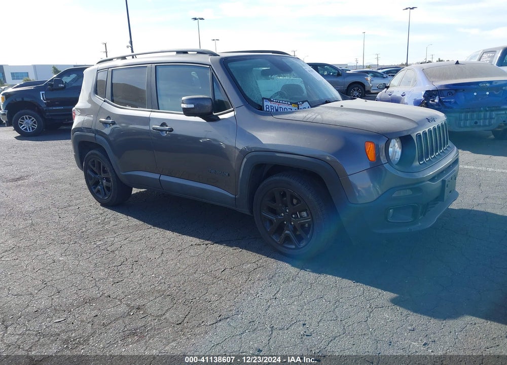 2017 JEEP RENEGADE ALTITUDE FWD VIN: ZACCJABB4HPG16773