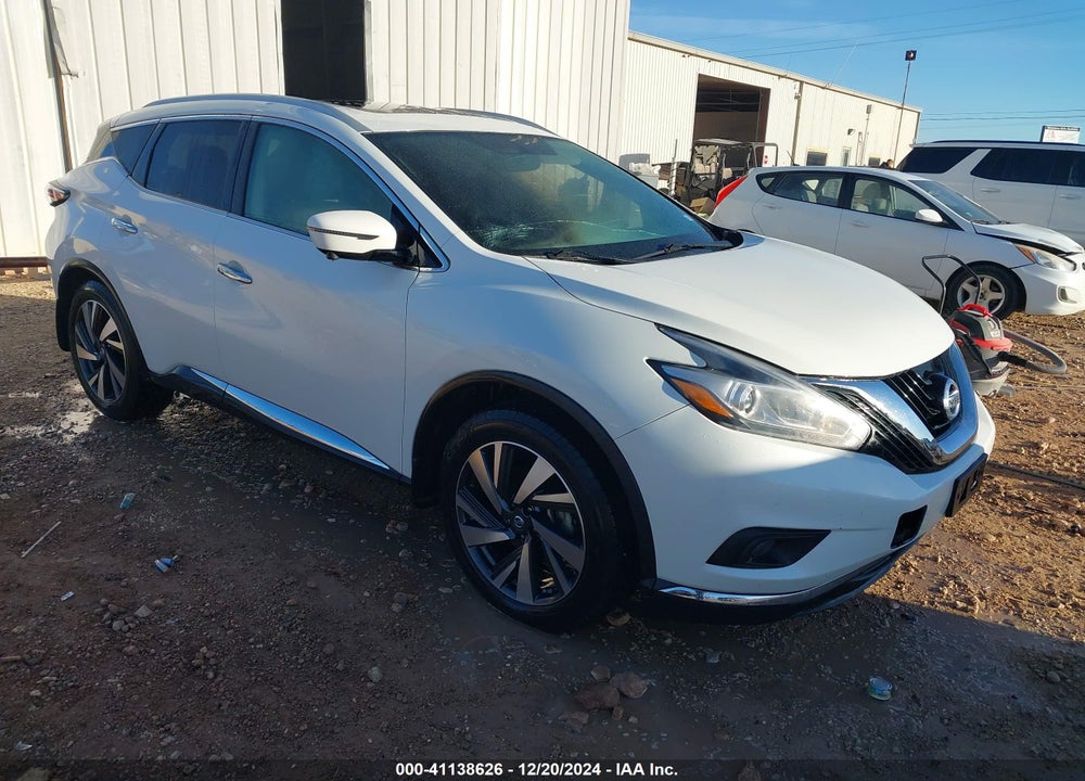 2017 NISSAN MURANO PLATINUM VIN: 5N1AZ2MG8HN172803