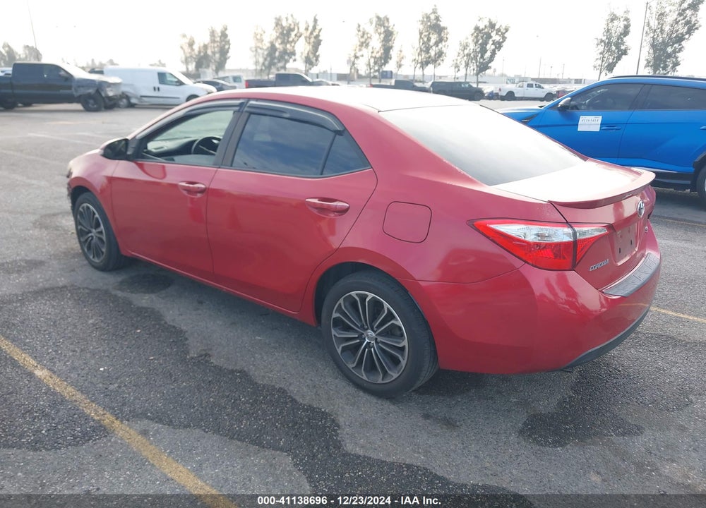 2015 TOYOTA COROLLA S PLUS VIN: 5YFBURHE9FP357984