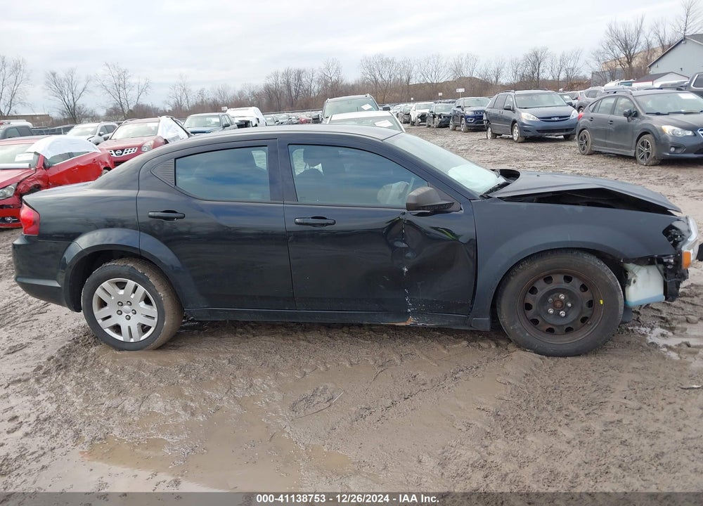 2013 DODGE AVENGER VIN: 1C3CDZAG3DN747882