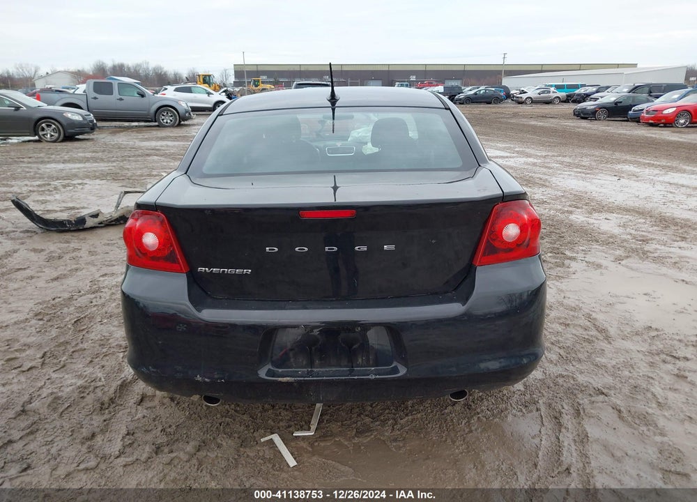 2013 DODGE AVENGER VIN: 1C3CDZAG3DN747882