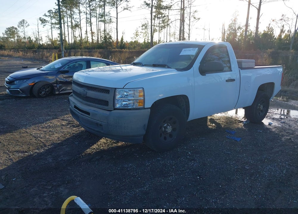 2012 CHEVROLET SILVERADO 1500 WORK TRUCK VIN: 1GCNCPEX7CZ105291