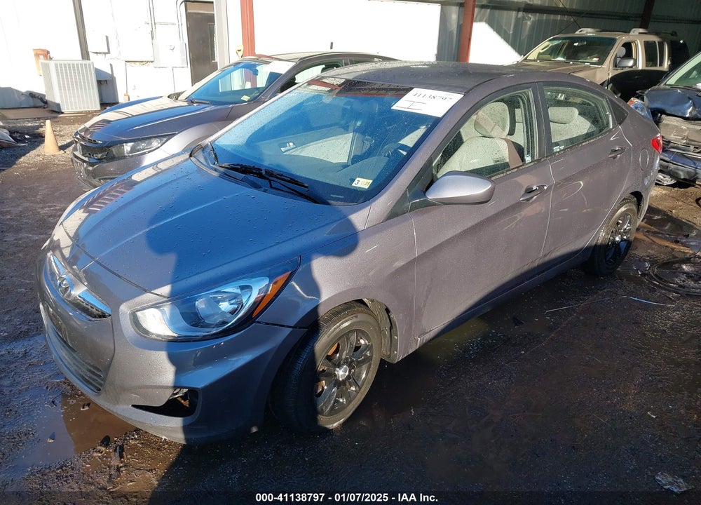 2014 HYUNDAI ACCENT GLS VIN: KMHCT4AEXEU756565