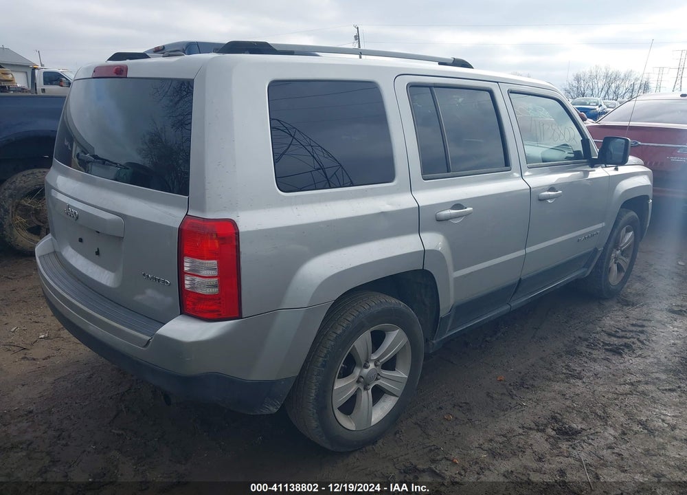 2012 JEEP PATRIOT LIMITED VIN: 1C4NJPCB4CD552333
