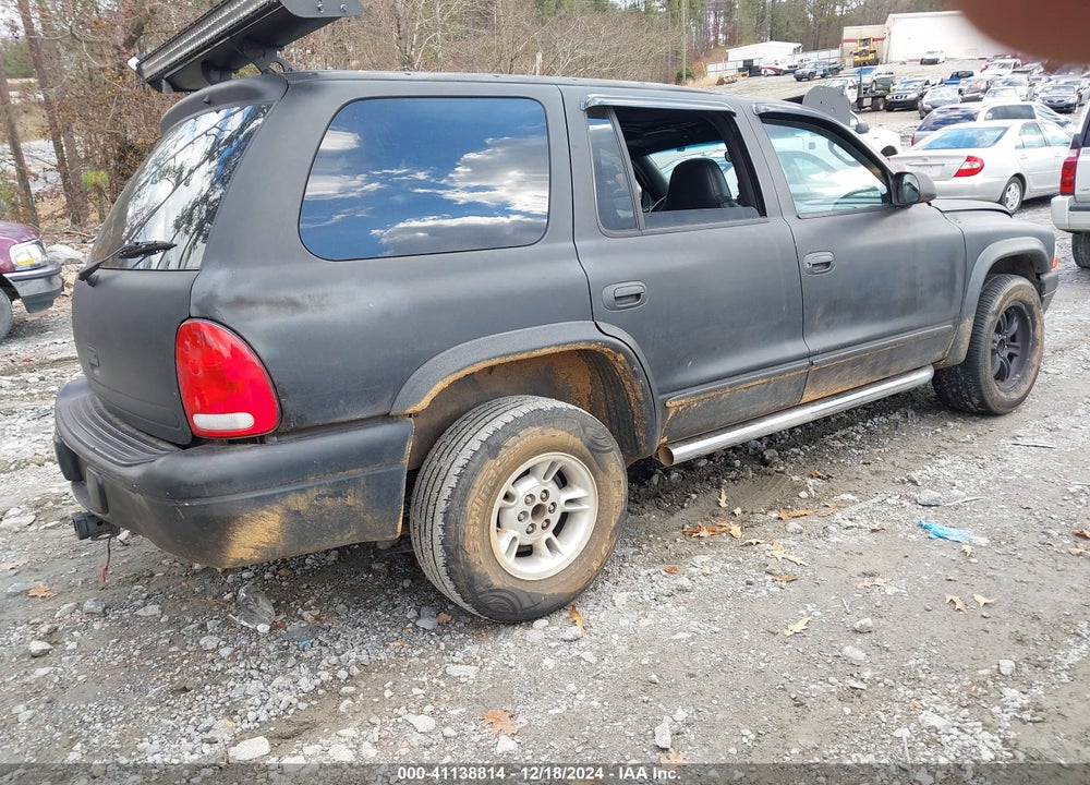 2000 DODGE DURANGO VIN: 1B4HR28Y8YF145470