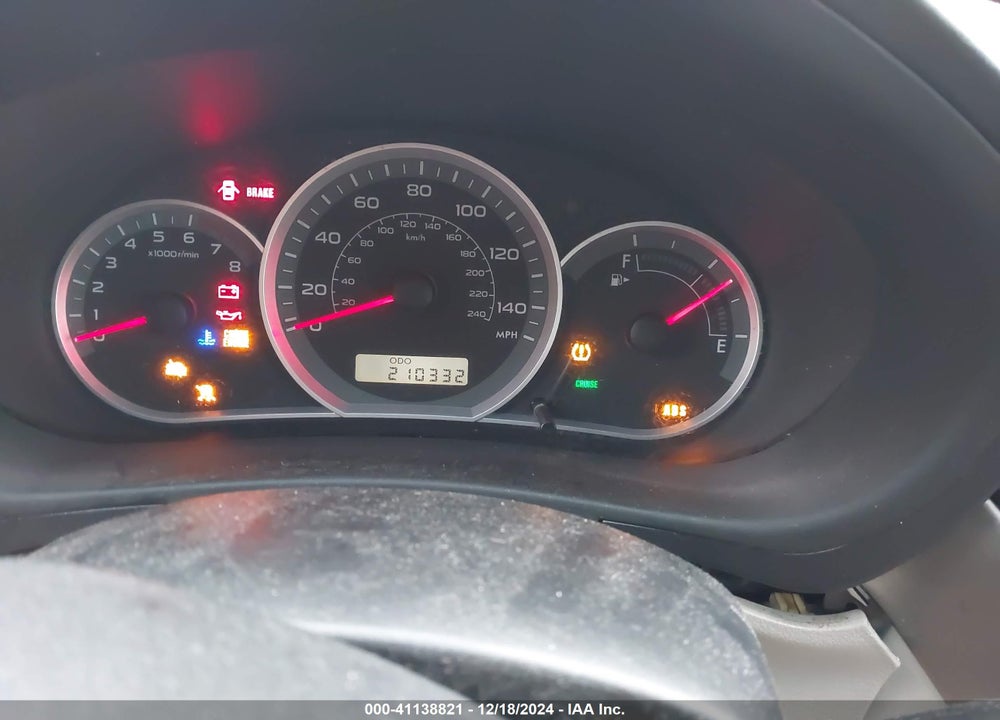 2010 SUBARU IMPREZA OUTBACK SPORT VIN: JF1GH6D64AG812070